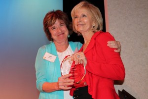 Liz Kennedy helps honor Sandy with YMCA Community Impact Award