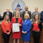 Commissioner Sandy Murman proclaims American Heart Month in Hillsborough County.