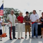 Commissioner Murman is on hand to dedicate the Diego Duran Skateboard Plaza in Apollo Beach with Diego's family, the SouthShore Chamber and County Recreation officials