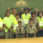 Sandy honors the Keystone Civic Association Adopt-A-Roaders