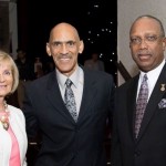 Commissioner Sandy Murman attends the Pepin Academies Community Gala with Tony Dungy and Commissioner Les Miller.
