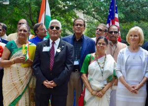 Commissioner Murman raised the United States flag, then spoke to the Federation of Indian Associations of Tampa Bay, at the India Cultural Center in Hillsborough County.