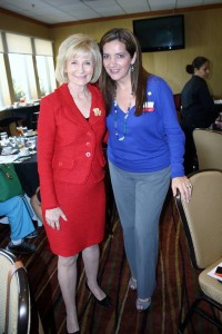 Commissioner Sandy Murman spoke to the Hispanic Professional Women's Association at the Double Tree. Here she is with Pilar Ortiz, President of the HPWA.