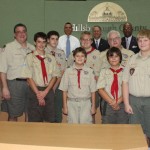 Sandy honors Boy Scout Troop 315 for more than 40 years of service to Wesley Memorial United Methodist Church