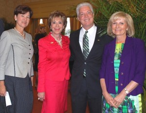 Commissioner Murman recognized Dr. Judy Genshaft, President of USF, with a special commendation at the Palma Ceia Country Club. Former Florida CFO Alex Sink and City Councilman Mike Suarez attended the ceremony.