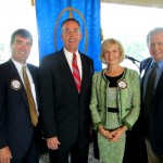 Commissioner Murman hosts Florida CFO Jeff Atwater at the Economic Club of Tampa, along with club members Graeme Fraser and Michael Zmistowski.