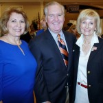 Commissioner Sandy Murman stops for a moment with State Rep. Janet Cruz and Mayor Bob Buckhorn during the West Tampa Job Fair at Higgins Hall.