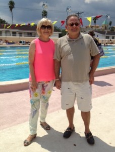 Commissioner Sandy Murman and Tampa City Councilman Harry Cohen attend the Davis Islands Jenkins Pool Grand Re-Opening event sponsored by the City of Tampa.