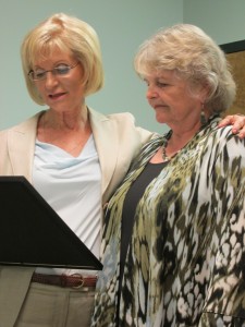 Sandy honors Maureen Kelly on her retirement from public service, and her many years of hard work and tireless effort to address the needs of older adults.