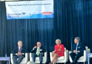 Sandy serves as a panelist for the Global Trade Symposium held at the Port. Other panelists included Assistant FDOT Secretary Rich Biter, Tampa International Airport CEO Joe Lopano, and Port President and CEO Paul Anderson.