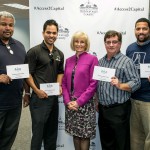 Sandy recognized Stuart Pinnock, Tony Selvaggio, Kyle Chastain and Luther Palmer at the Access to Capital Summit hosted by Hillsborough County.