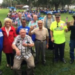 Commissioner Sandy Murman was on hand during Seniors Day in MacFarland Park for a plethora of activities.
