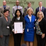 Sandy proclaimed January as Human Trafficking Awareness Month in Hillsborough County. On hand were Anita Watson, June Wallace, Connie Rose, Edie Rhea, Donna Lancaster, and Tina Levene.