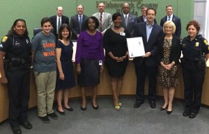 Commissioner Sandy Murman proclaimed October as Bully Prevention Month in Hillsborough County, encouraging all residents to make the community safer for young people by taking a stand against bullying.