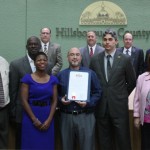 Sandy honors the first national "Above the Influence" Day with a proclamation presentation to members of the Hillsborough Prevention Collaborative and Hillsborough County Criminal Justice