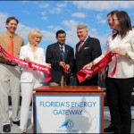 Sandy, a Tampa Port Authority Board member, helps cut the ribbon at the Port's new Petroleum Terminal Expansion along with Rep. Mark Danish; FDOT Secretary Ananth Prasad; TPA President/CEO Paul Anderson; Sen. Jeff Brandes; and Rep. Dana Young.