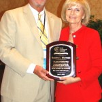 Stephen Martaus, Executive Director of the Early Childhood Council of Hillsborough County presented Sandy with the ECC's first Lifetime Achievement Award for children's advocacy at its statewide conference in Tampa.