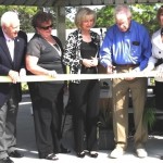 Commissioner Sandy Murman helps dedicate Shimberg Gardens in Town 'n Country along with Rob & Fran Gamester, Hinks Shimberg and Congresswoman Kathy Castor
