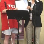 Commissioner Murman delivered the welcome at the 8th annual YES! FAIR event along with Becki Forsell, Founder and Executive Director of YES! of America United.