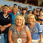 Commissioner Sandy Murman attends a Tampa Bay Rays baseball game with fellow former Florida House members Carole Cripe Green, Heather Fiorentino, Leslie Waters and Senator Nancy Detert.