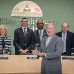 The Transportation Disadvantaged Board honored the BOCC for its recognition of the importance of Sunshine Line and the services it provides for the disadvantaged community.