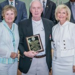 Sandy honors James Harkins as Member Emeritus of the Hillsborough County Library Board during a BOCC special awards ceremony.