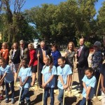 Commissioner Sandy Murman, City Councilman Harry Cohen, Superintendent Mary Ellen Elia and a host of others break ground for Metropolitan Ministries School in a partnership with Hillsborough County Schools.